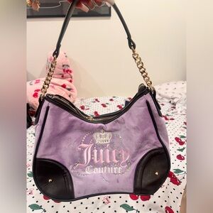 Juicy Couture Lavender and Black Handbag
